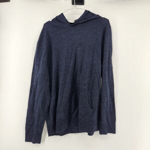 The Commons Men's Medium Tall Navy Blue‎ Brosnan Merino Hoodie